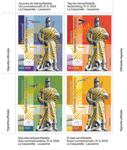 [7374.2024.17] 2024, 100 Jahre Einweihung Soldatendenkmal, gold