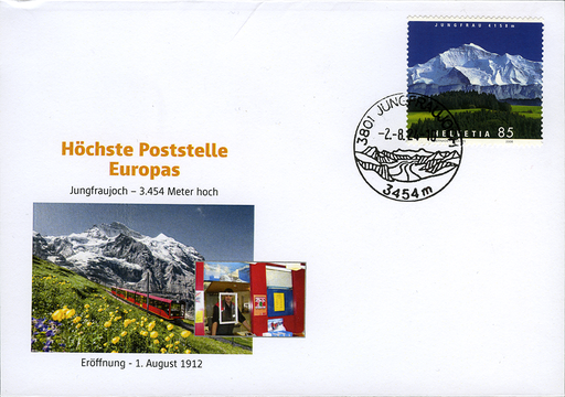 [7309.2024.04] 2024, Höchste Poststelle Europas: Jungfraujoch