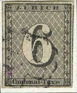 [7013.2.18] 1843, Zürich 6, Type IV