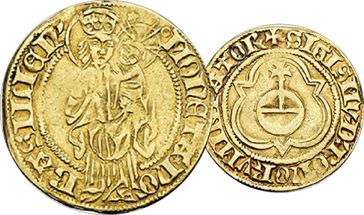 [8012.1500.02] 1433-1437 (ohne Jahr) , Goldgulden Reichsmünzstätte Basel