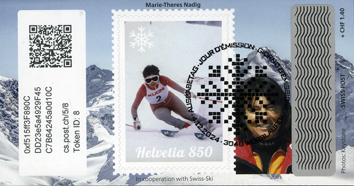 [7321.5.16] 2024, Crypto Stamp "Marie-Theres Nadig" - Basic Edition