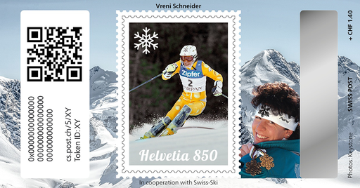 [7321.5.19] 2024, Crypto Stamp "Vreni Schneider" - Basic Edition