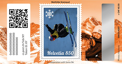 [7321.5.31] 2024, Crypto Stamp "Mathilde Gremaud" - Bronze Edition