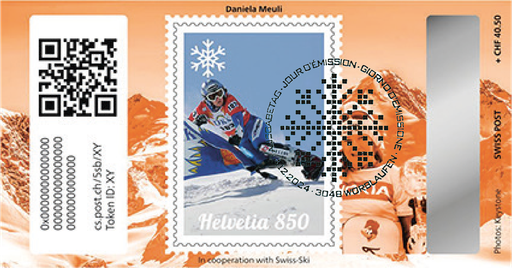 [7321.5.38] 2024, Crypto Stamp "Daniela Meuli" - Bronze Edition