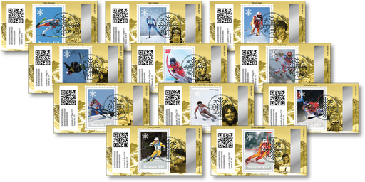 [7321.5.96] 2024, Crypto Stamps 5.0 "Gold Edition" komplett