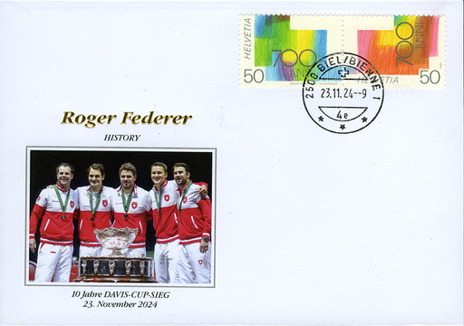 [9974.2024.14] 2024, Roger Federer - HISTORY - 10 Jahre Davis-Cup-Sieg