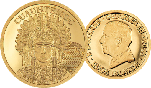 [7997.2025.07] 2025, 5 Dollars Aztekenreich, Cook Islands