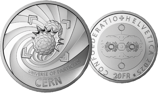 [7996.2025.01] 2025, 20 Fr. Gedenkmünze "Cern"