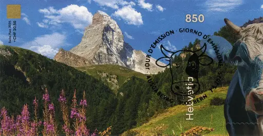 [7321.6.04] 2025, Crypto Stamp "Kuh blau"