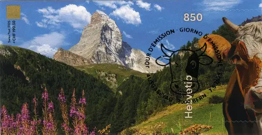 [7321.6.08] 2025, Crypto Stamp "Kuh orange"