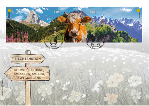 [7322.6.04] 2025, Crypto Stamp "Kuh orange"