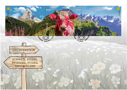 [7322.6.05] 2025, Crypto Stamp "Kuh pink"