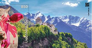 [7829.2025.13] 2025, Crypto Stamp "Kuh pink"