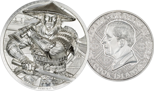 [7984.2025.17] 2025, 25 Dollar Samurai, Cook Islands