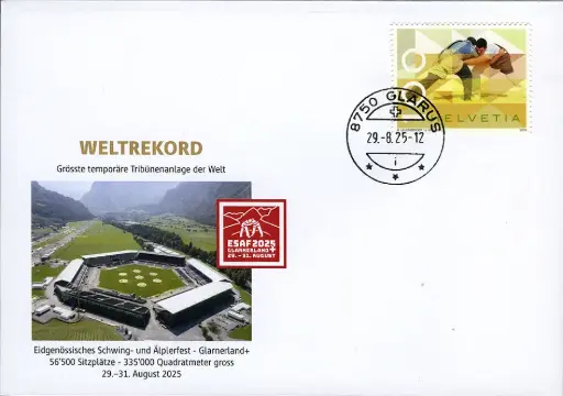 [7309.2025.05] 2025, Weltrekord - Grösste temporäre Tribünenanlage der Welt