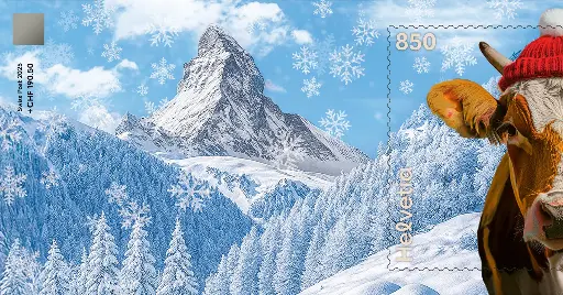 [7321.7.07] 2025, Crypto Stamp "Kuh orange" - CHLI 2.0