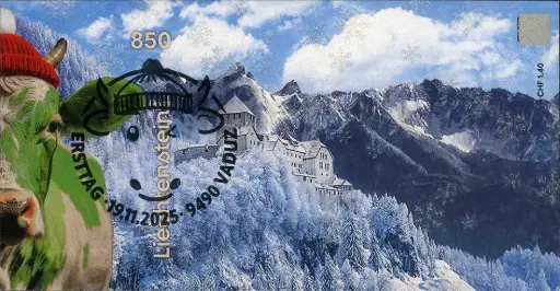 [7829.2025.30] 2025, Crypto Stamp "Kuh grün" - CHLI 2.0