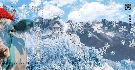 [7829.2025.31] 2025, Crypto Stamp "Kuh blau" - CHLI 2.0