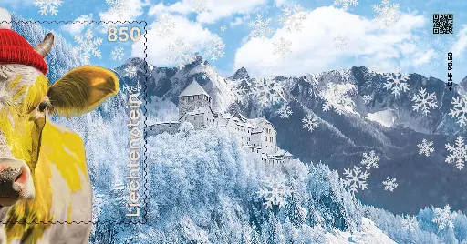 [7829.2025.33] 2025, Crypto Stamp "Kuh gelb" - CHLI 2.0