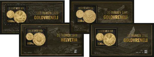 [7829.2025.47] 2025, Komplett-Set, 4 Krypto-Sonderblocks