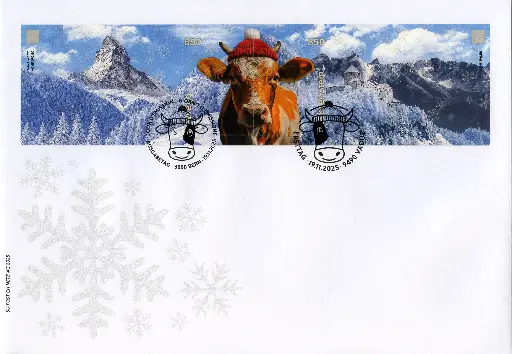 [7322.7.04] 2025, Crypto Stamp CHLI 2.0 "Kuh orange"