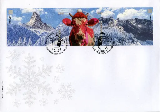 [7322.7.05] 2025, Crypto Stamp CHLI 2.0 "Kuh pink"