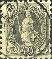 [7270.69.36] 40 Rp. grau, unregelmässig gezähnt