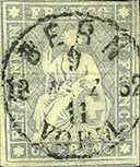 [7157.27.26] 1 Fr. grau, Berner Druck, 2. Druckperiode 