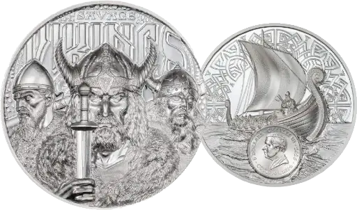 [7986.2026.03] 2026, 5 Dollars, Cook Islands Legends - Savage Vikings