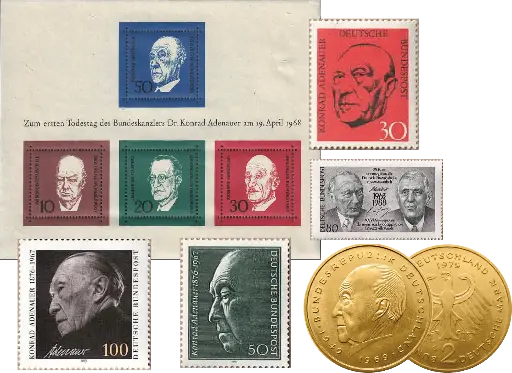[1400.1968.02] Komplett-Sammlung "Konrad Adenauer 150. Geburtstag"