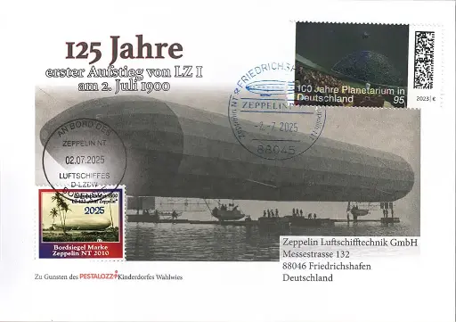 [1500.2025.11] Sonderbrief "125 Jahre erster Aufstieg LZ1"