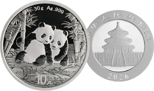 [7986.2026.08] 2026, 10 CNY, China Panda per 5