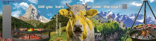 [7321.8.03] 2026, Crypto Stamp "Kuh gelb" - CHLI 3.0