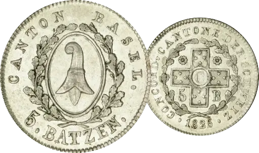 [8012.1810.05] 1810, 5 Batzen Basel