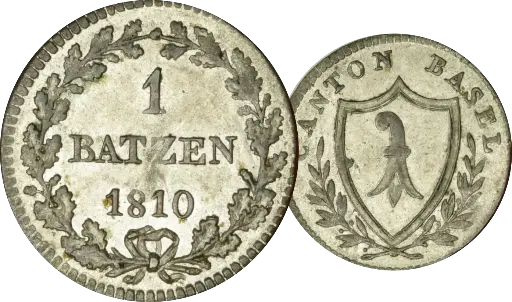 [8012.1810.07] 1810, 1 Batzen Basel