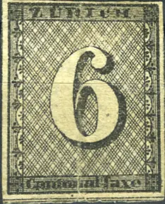 [7013.2.31] 1843, Zürich 6, Type II 