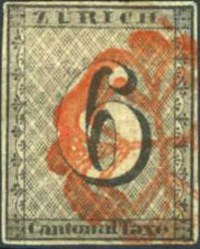 [7013.2.41] 1843, Zürich 6, Type II
