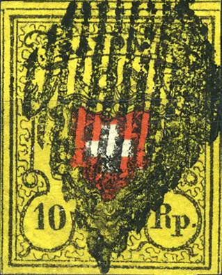 [7039.16.87] Type 2, Stein B (LU), schwarze eidg. Raute
