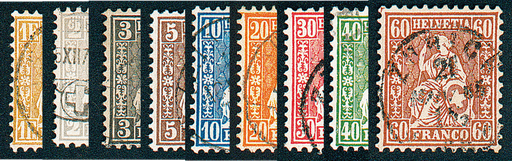 [7240.28.05] 1862-1864, Sitzende Helvetia, gezähnt