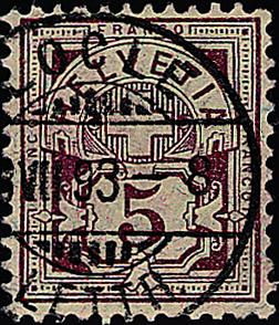 [7260.60.02] 5 Rp. bräunlichlila