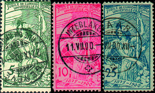 [7280.77.02] 1900, 25 Jahre Weltpostverein