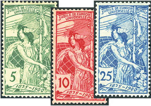 [7280.77.31] 1900, 25 Jahre Weltpostverein