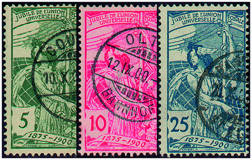 [7280.77.04] 1900, 25 Jahre Weltpostverein