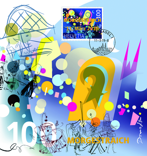 [7320.1712.02] 2019. Basler Fasnacht, Goldaufdruck