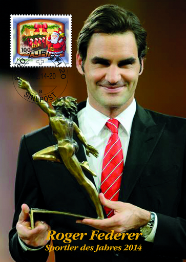 [7320.2014.14] 2014, Roger Federer "Sportler des Jahres"