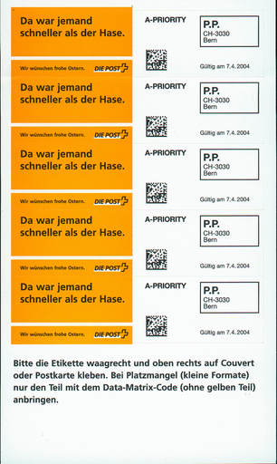 [7325.2004.01] 2004, Ostermarken