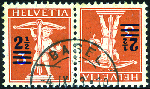 [7330.13.02] 2 1-2 auf 3 Rp. braunorange