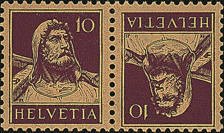 [7330.27.02] 10+10 Rp. dunkelviolett, sämisch