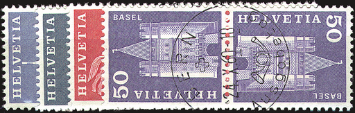 [7330.45.11] 1960, Postgeschichtliche Motive und Baudenkmäler