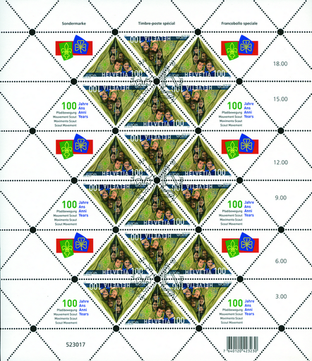 [7330.2007.06] 2007, Europa "100 Jahre Pfadibewegung"